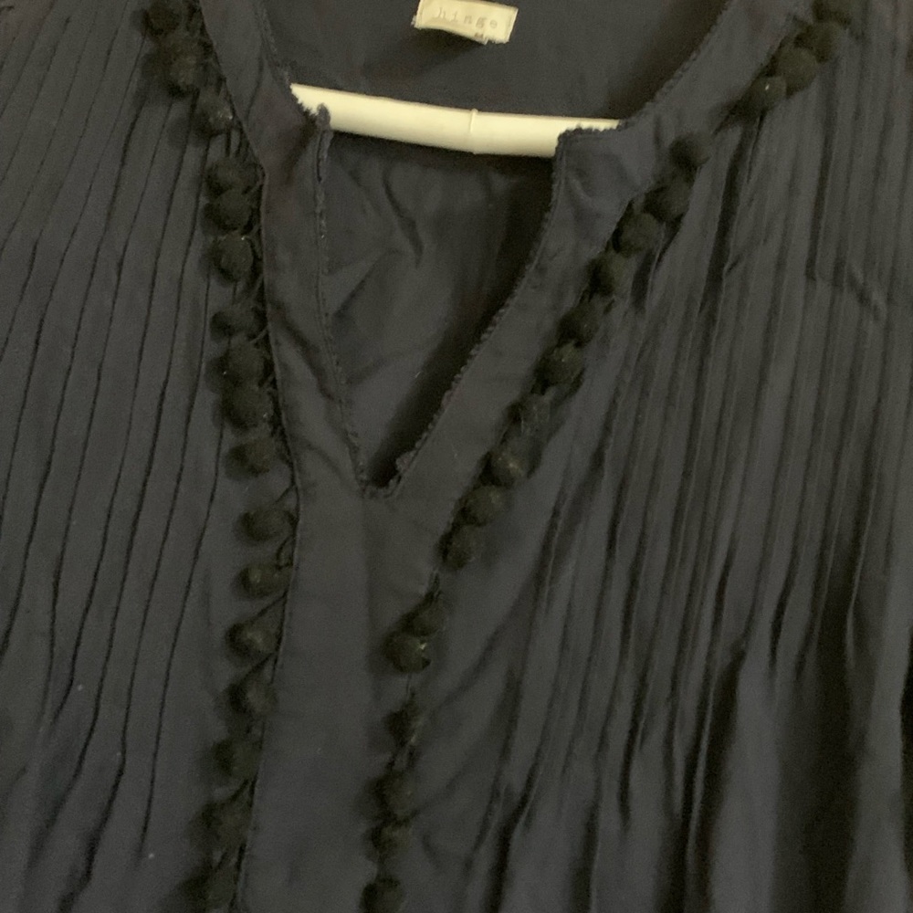 Hinge brand xs dark navy blue dress - Picture 2 of 5